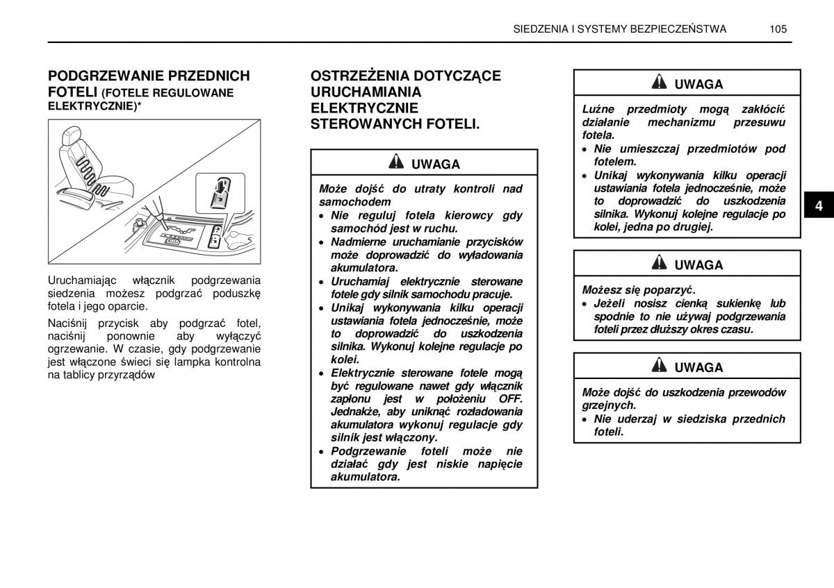 manual  SsangYong Rexton I 1 instrukcja / page 105