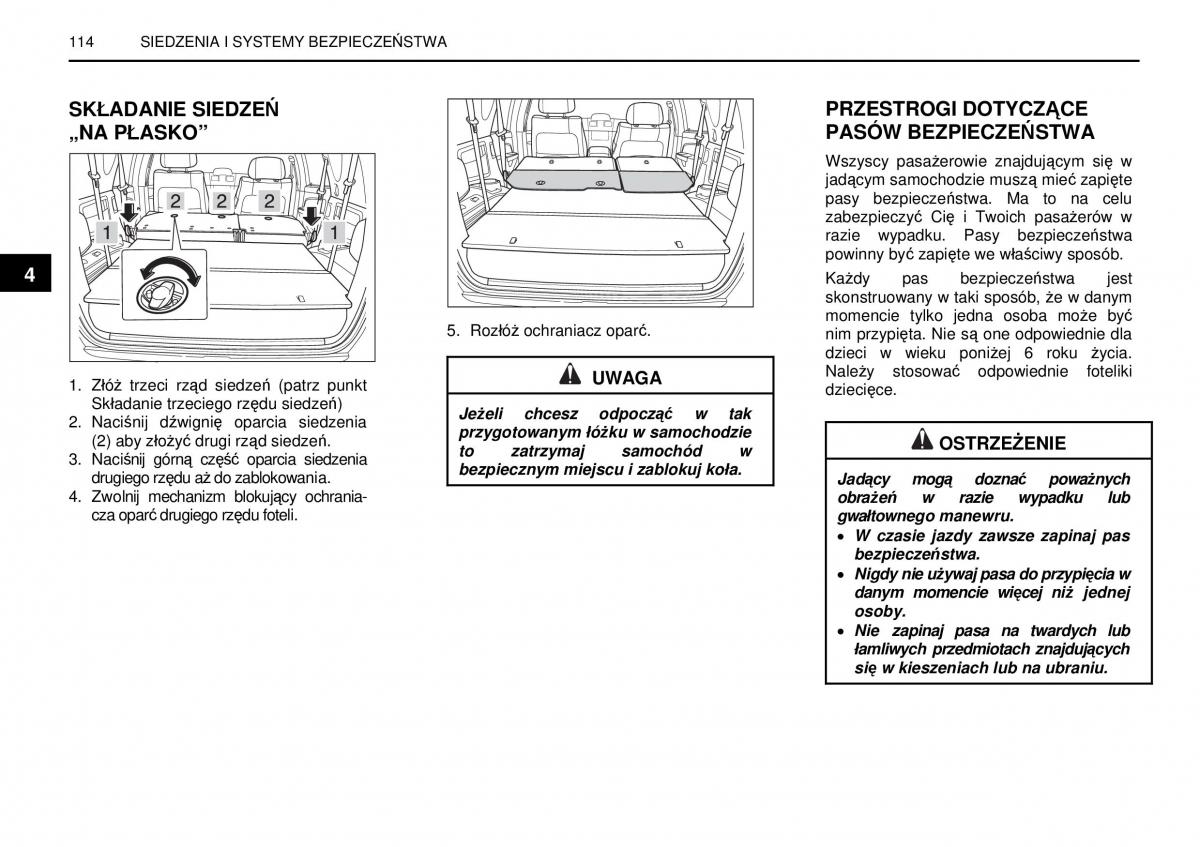 SsangYong Rexton I 1 instrukcja obslugi / page 114