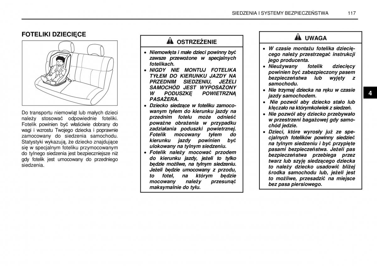 manual  SsangYong Rexton I 1 instrukcja / page 117