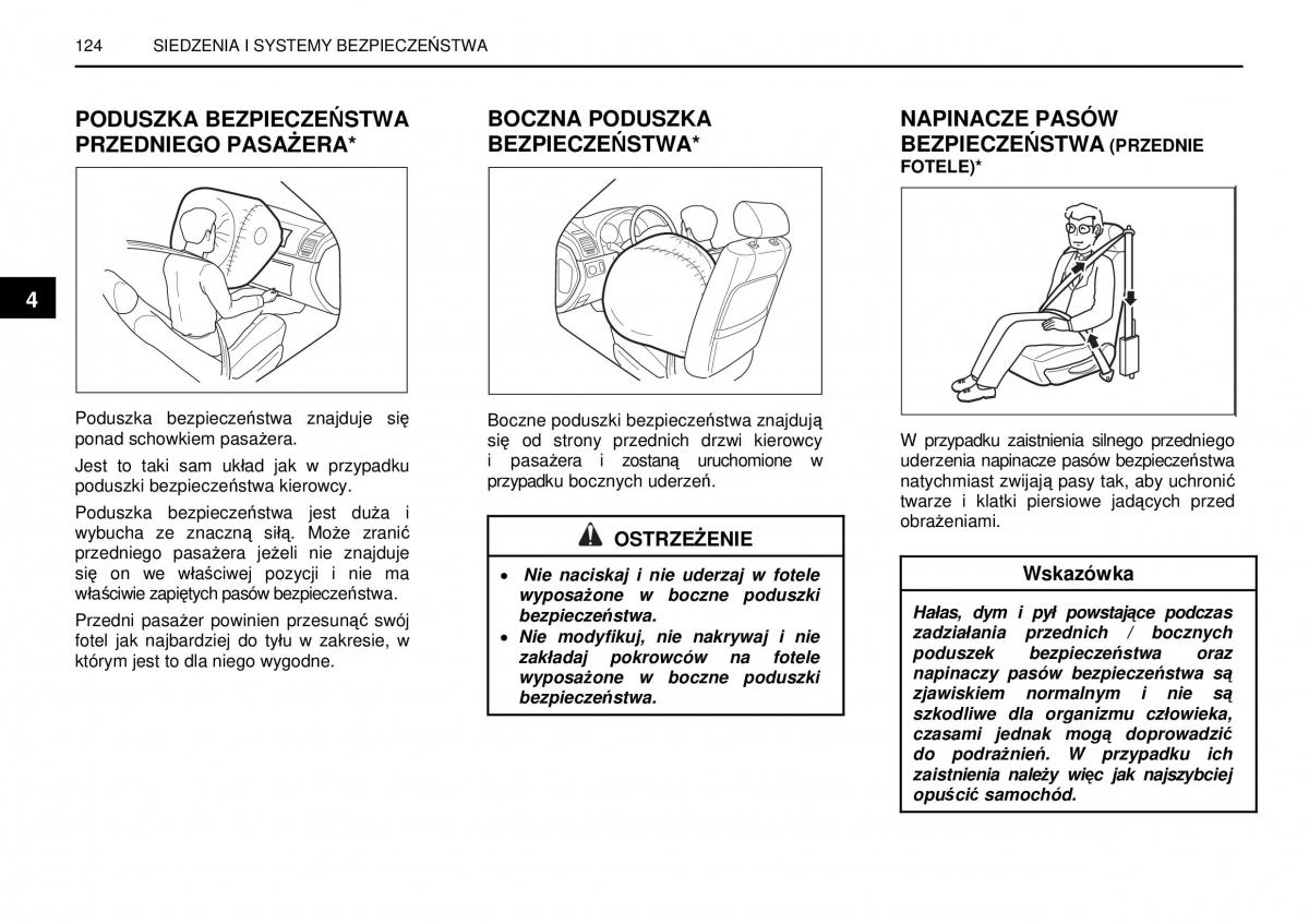 manual  SsangYong Rexton I 1 instrukcja / page 124