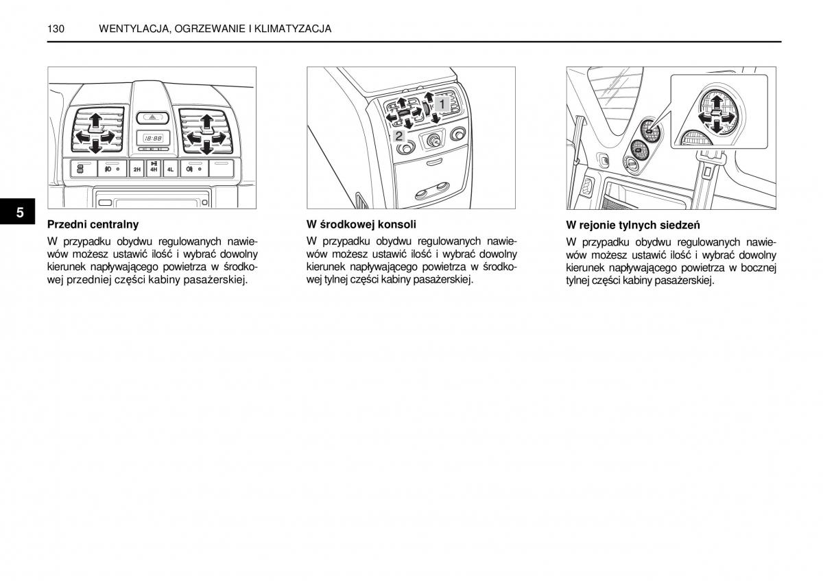 SsangYong Rexton I 1 instrukcja obslugi / page 130