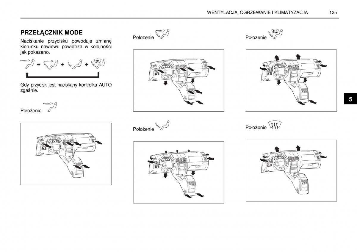 manual  SsangYong Rexton I 1 instrukcja / page 135