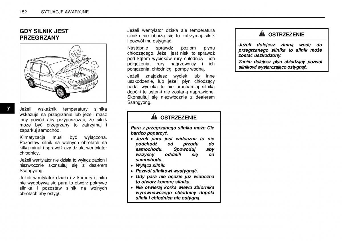 SsangYong Rexton I 1 instrukcja obslugi / page 152