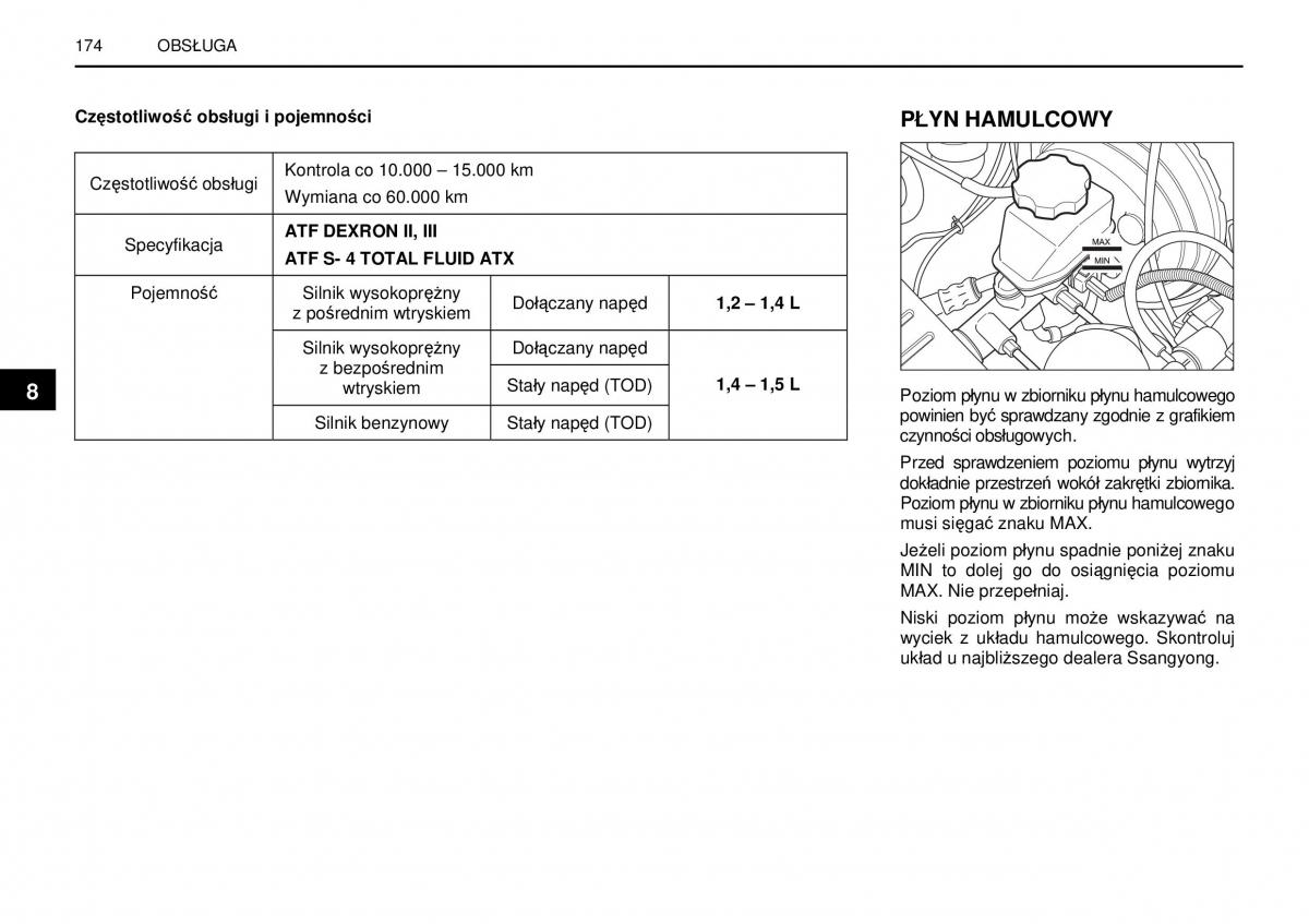 manual  SsangYong Rexton I 1 instrukcja / page 174