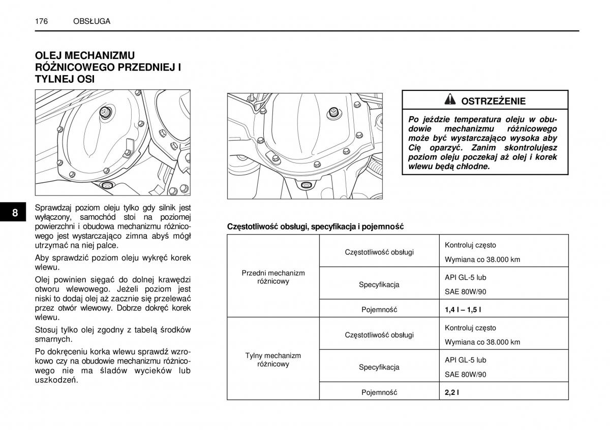 manual  SsangYong Rexton I 1 instrukcja / page 176