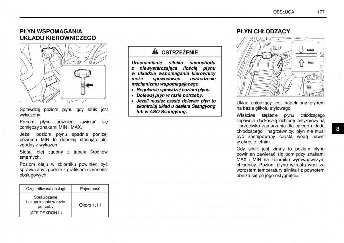 manual  SsangYong Rexton I 1 instrukcja / page 177