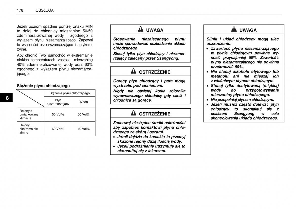 manual  SsangYong Rexton I 1 instrukcja / page 178