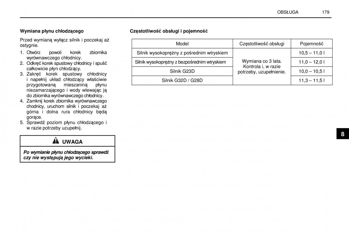 SsangYong Rexton I 1 instrukcja obslugi / page 179