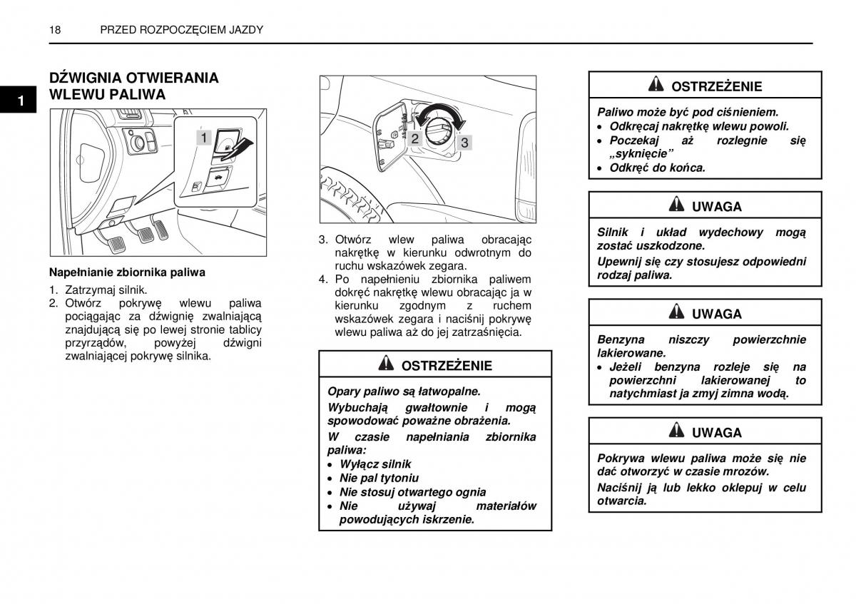 manual  SsangYong Rexton I 1 instrukcja / page 18