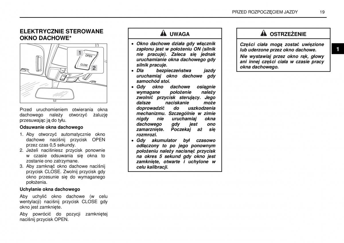 manual  SsangYong Rexton I 1 instrukcja / page 19