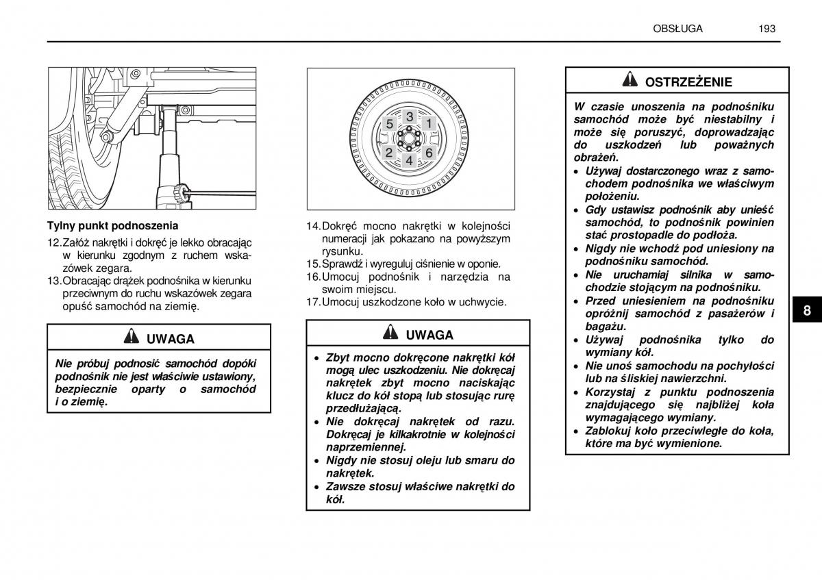 manual  SsangYong Rexton I 1 instrukcja / page 193