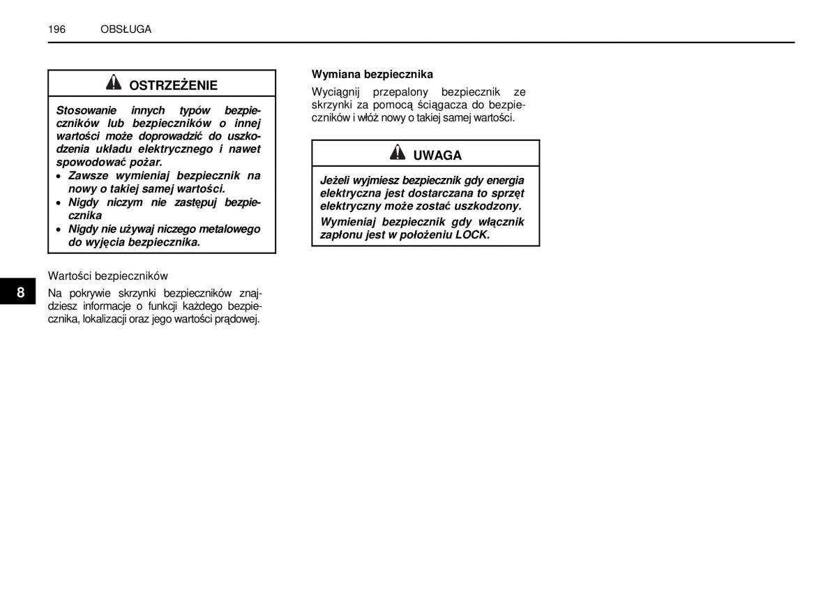 manual  SsangYong Rexton I 1 instrukcja / page 196