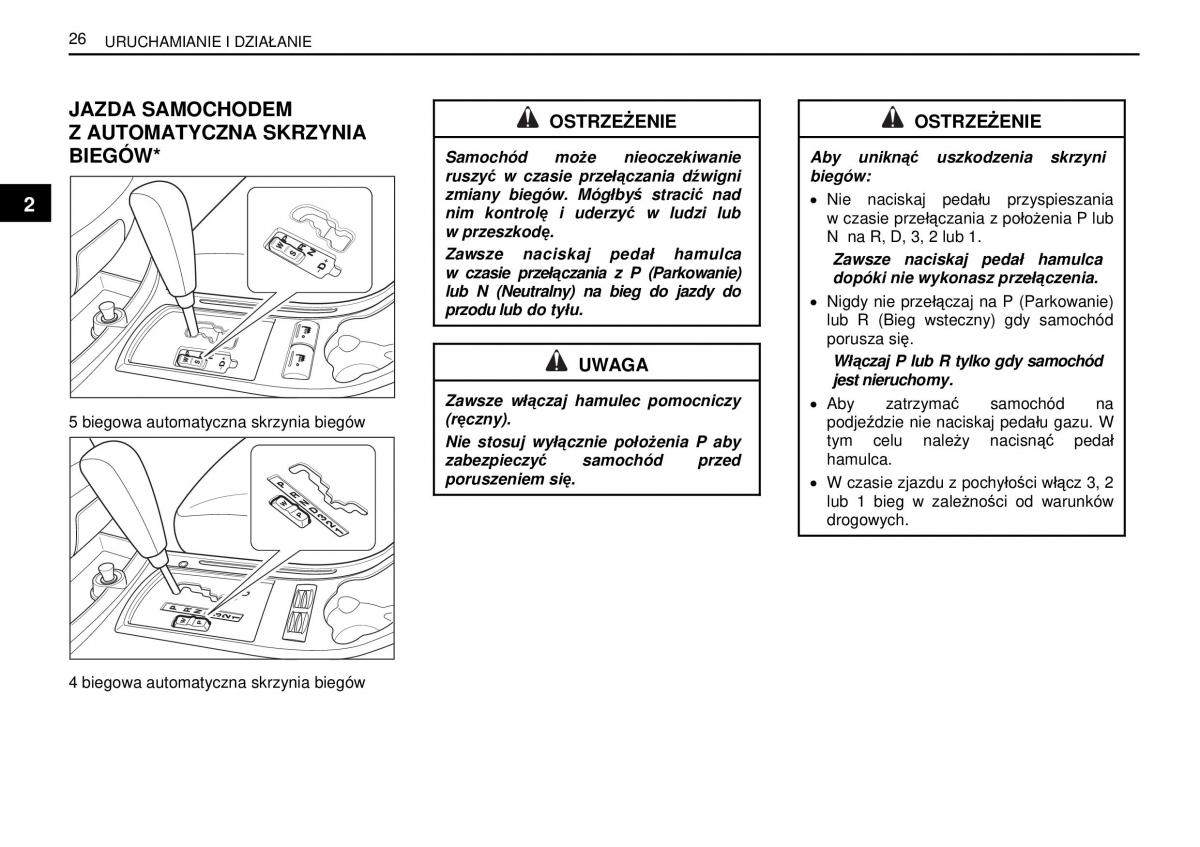 SsangYong Rexton I 1 instrukcja obslugi / page 26