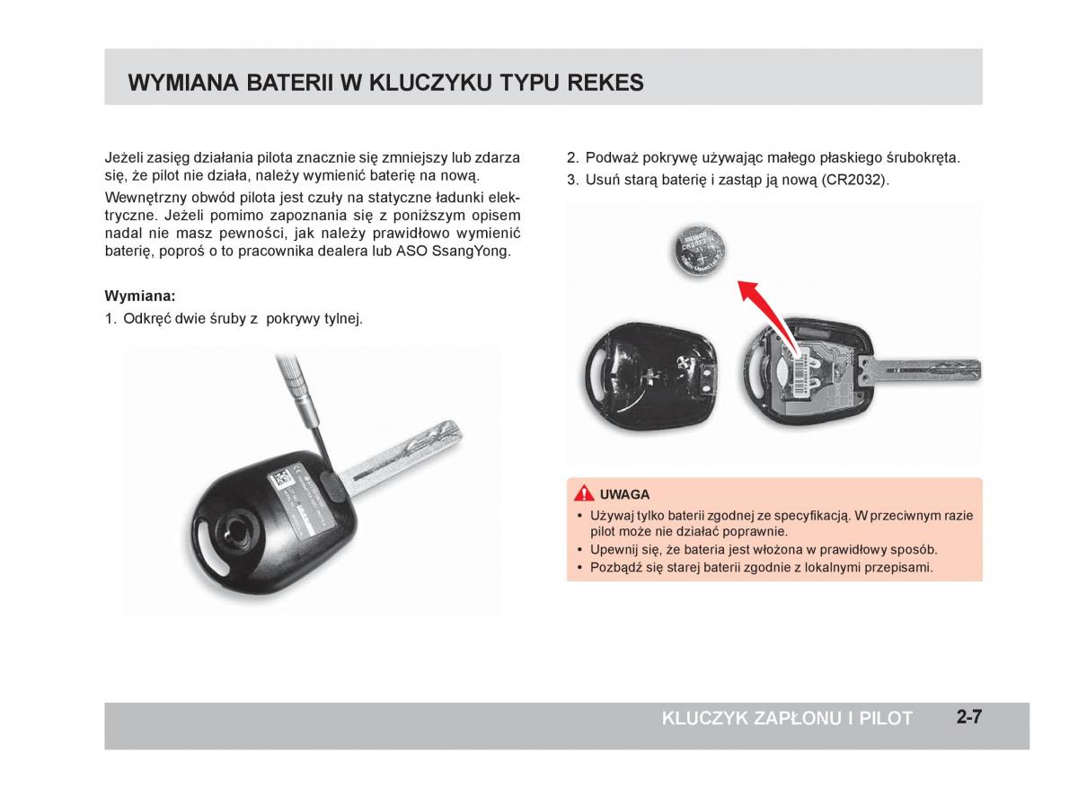 SsangYong Rexton W III 3 instrukcja obslugi / page 64