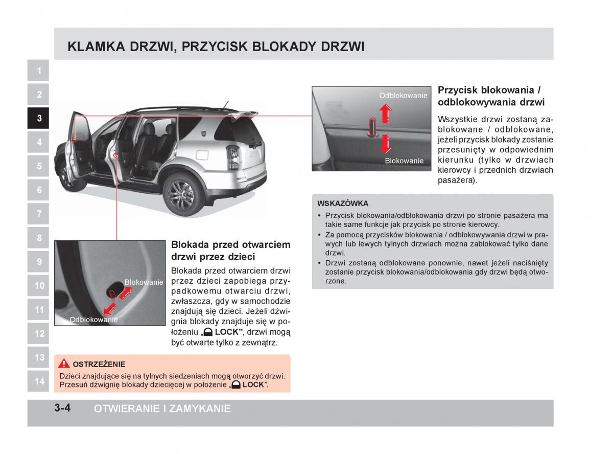 SsangYong Rexton W III 3 instrukcja obslugi / page 73