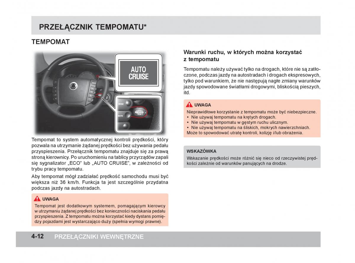 SsangYong Rexton W III 3 instrukcja obslugi / page 97