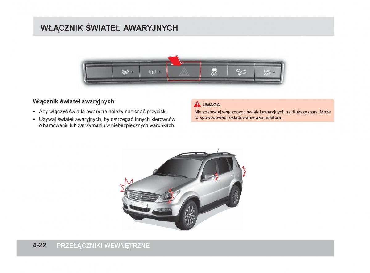 SsangYong Rexton W III 3 instrukcja obslugi / page 107