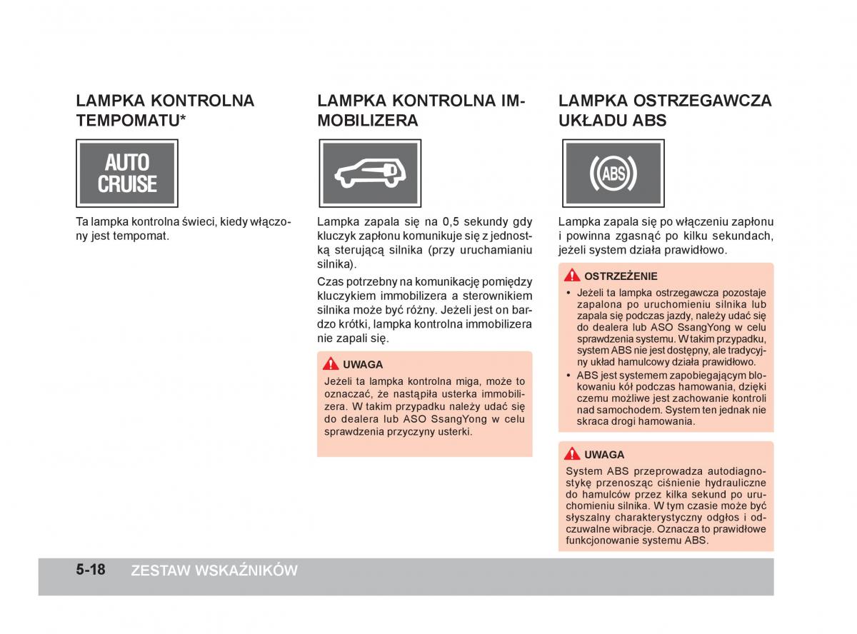 SsangYong Rexton W III 3 instrukcja obslugi / page 137