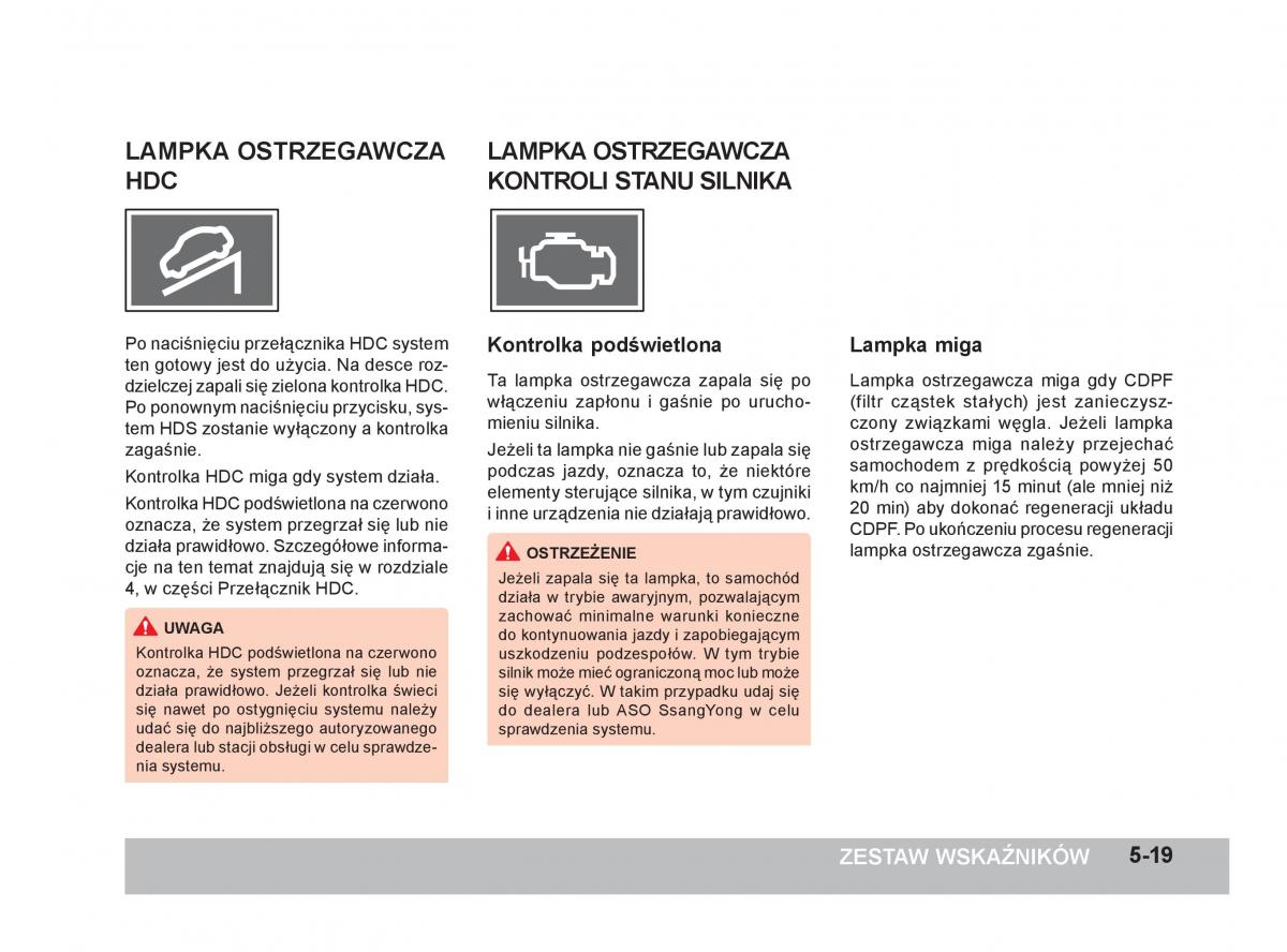 SsangYong Rexton W III 3 instrukcja obslugi / page 138