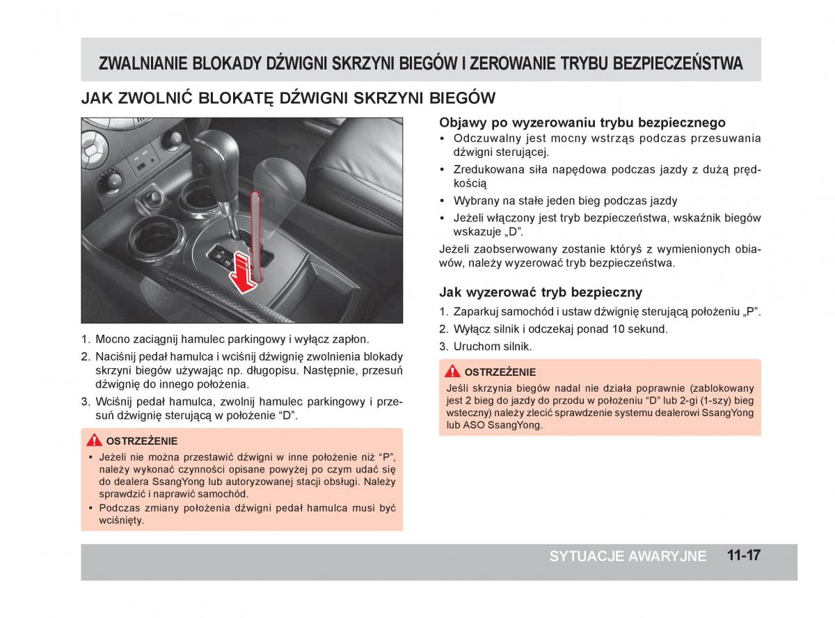 SsangYong Rexton W III 3 instrukcja obslugi / page 277