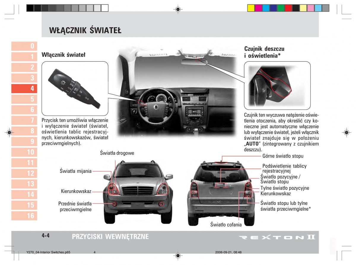 manual  SsangYong Rexton II 2 instrukcja / page 58