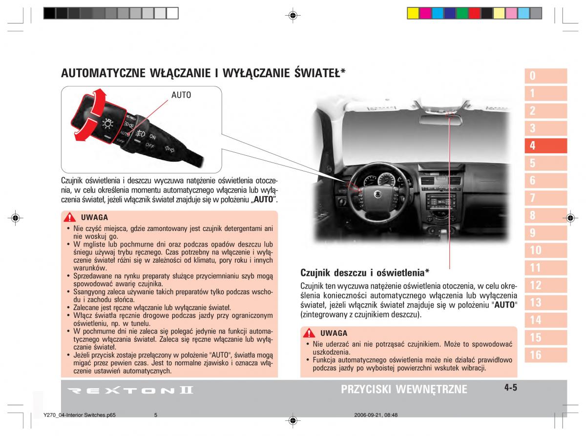 manual  SsangYong Rexton II 2 instrukcja / page 59