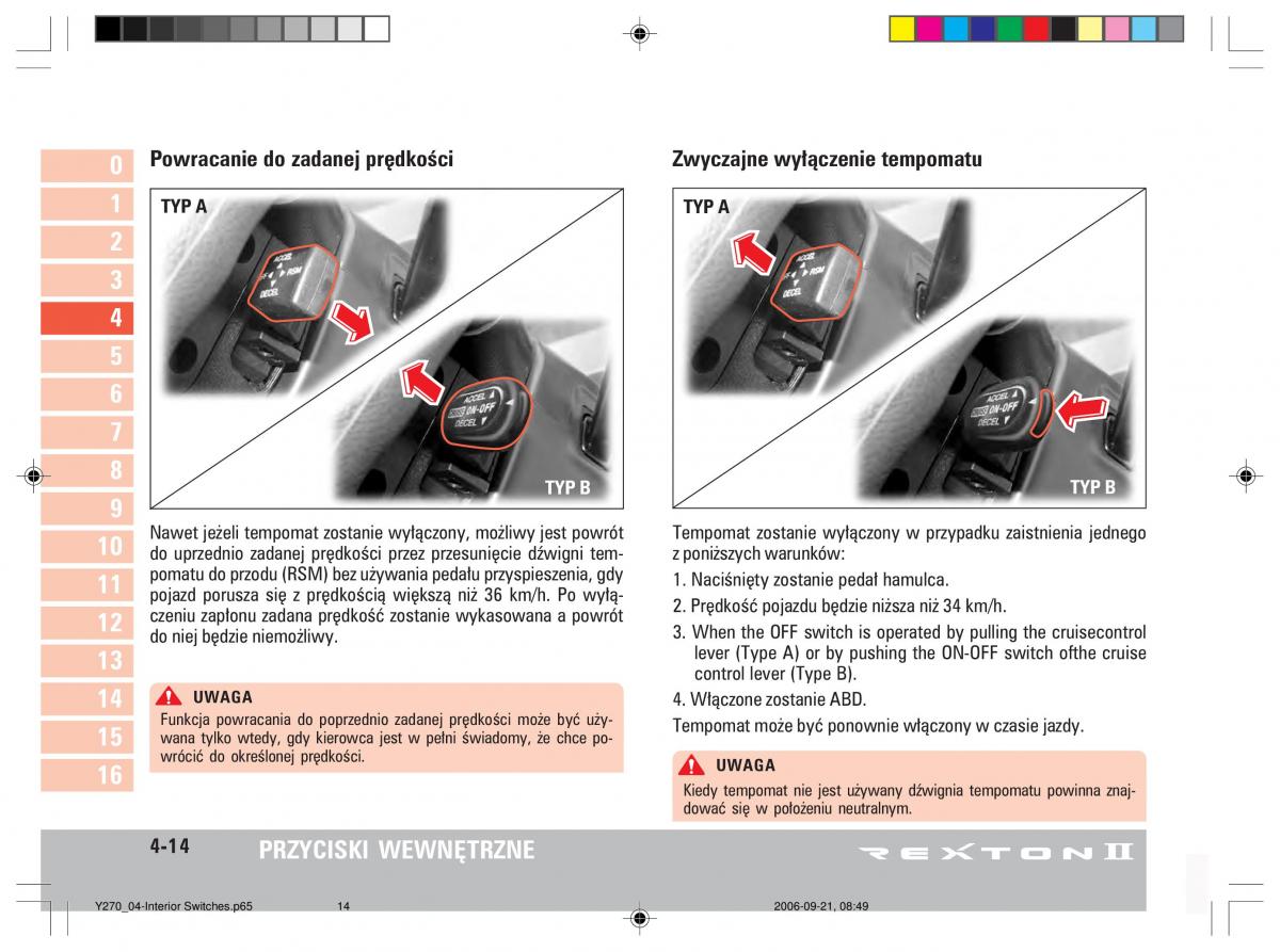 manual  SsangYong Rexton II 2 instrukcja / page 68