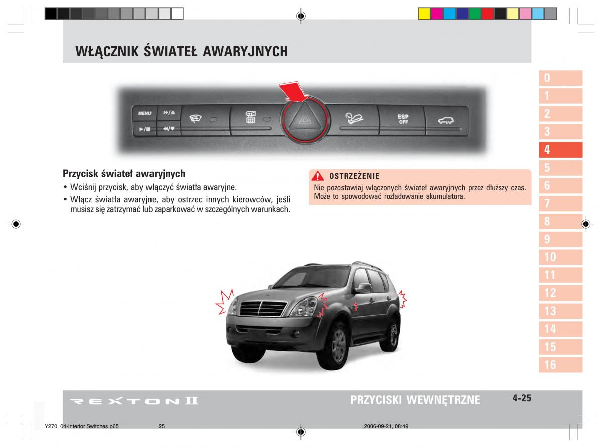 manual  SsangYong Rexton II 2 instrukcja / page 79