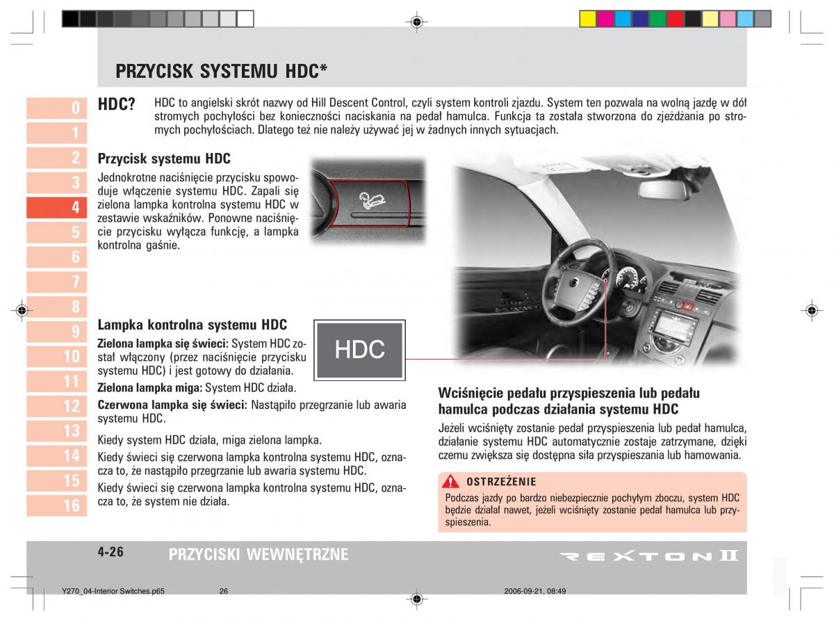 manual  SsangYong Rexton II 2 instrukcja / page 80