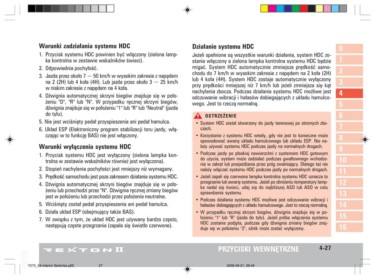 manual  SsangYong Rexton II 2 instrukcja / page 81