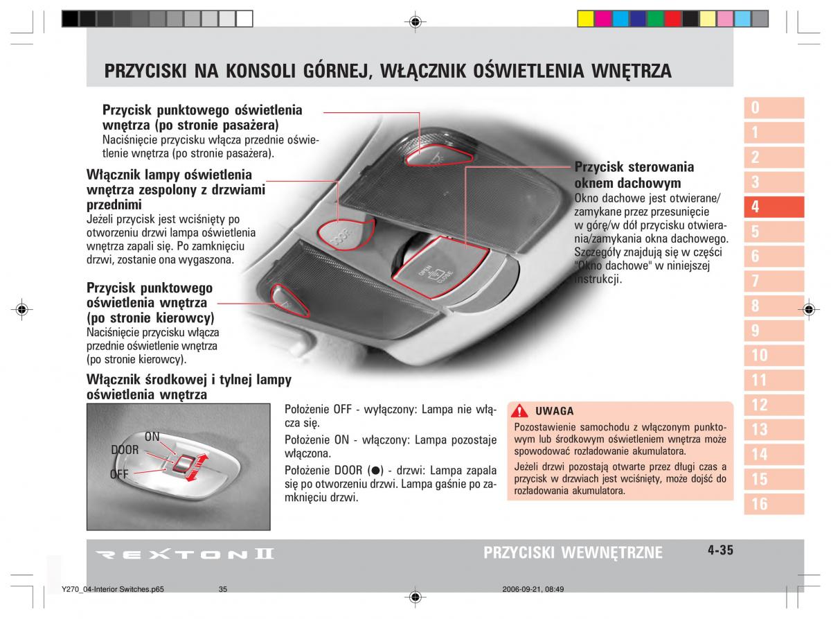 manual  SsangYong Rexton II 2 instrukcja / page 89