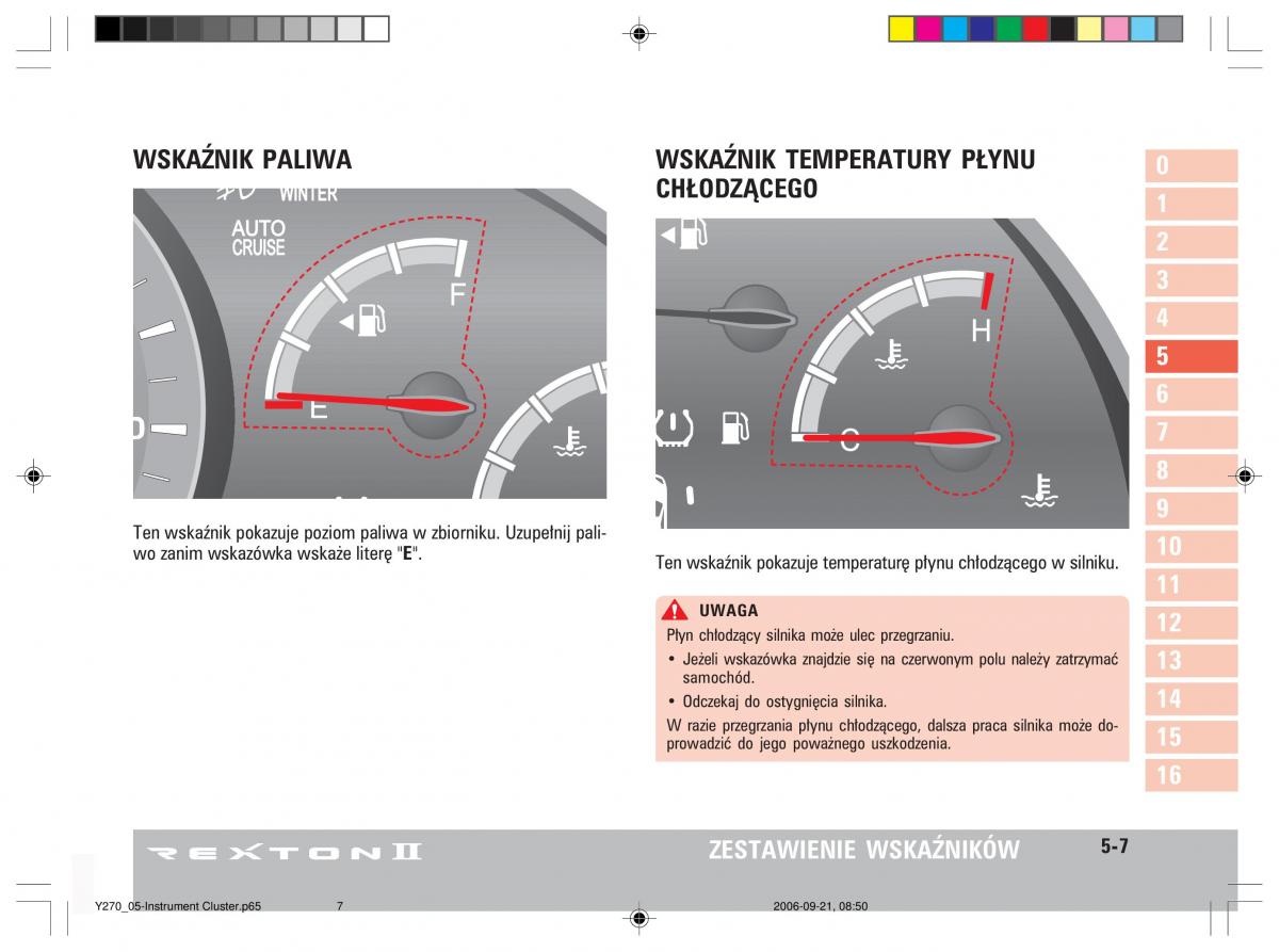 manual  SsangYong Rexton II 2 instrukcja / page 97