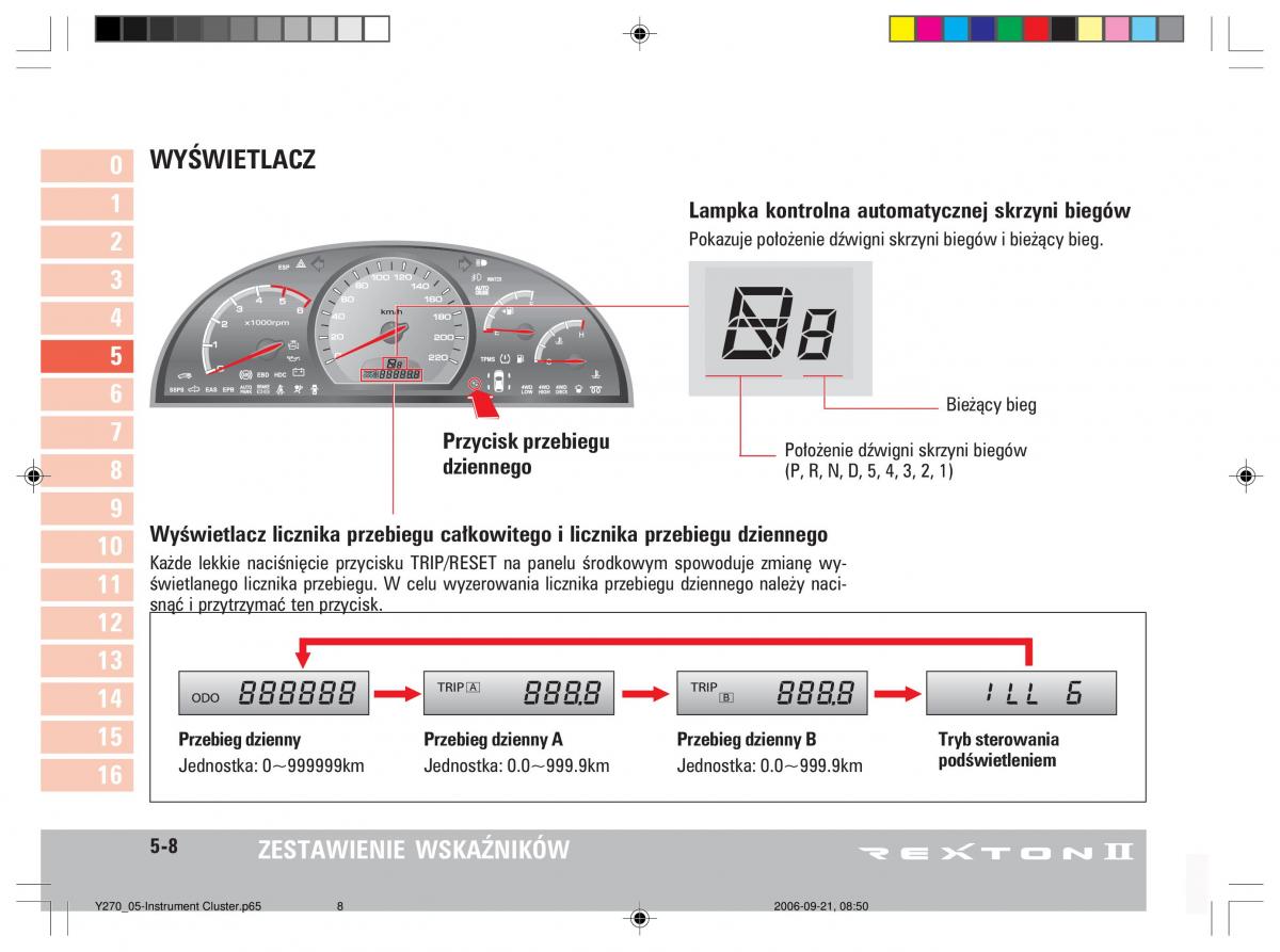 manual  SsangYong Rexton II 2 instrukcja / page 98