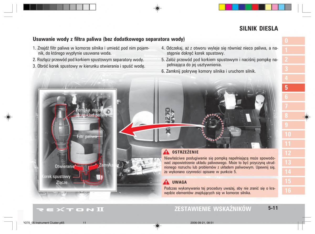 manual  SsangYong Rexton II 2 instrukcja / page 101