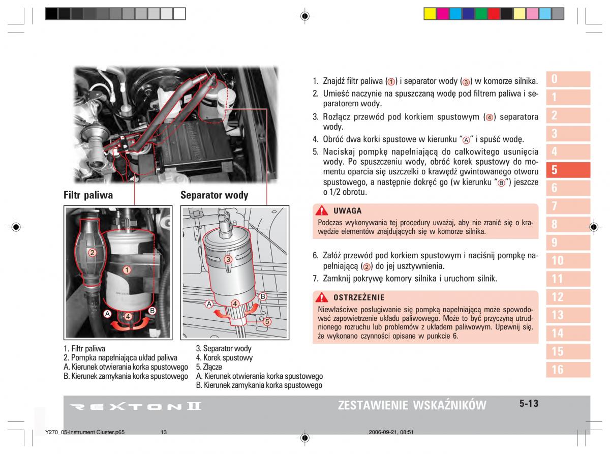 manual  SsangYong Rexton II 2 instrukcja / page 103