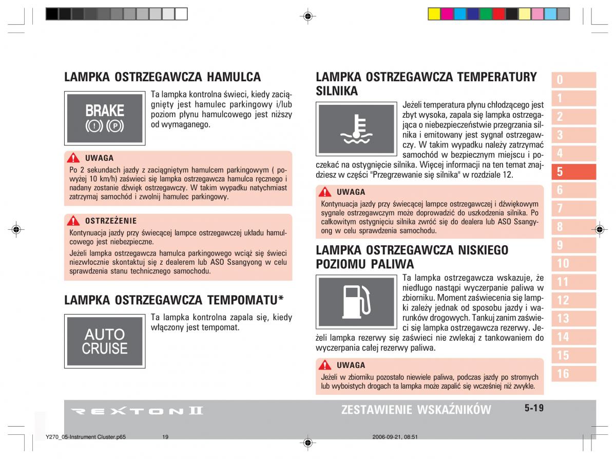 manual  SsangYong Rexton II 2 instrukcja / page 109