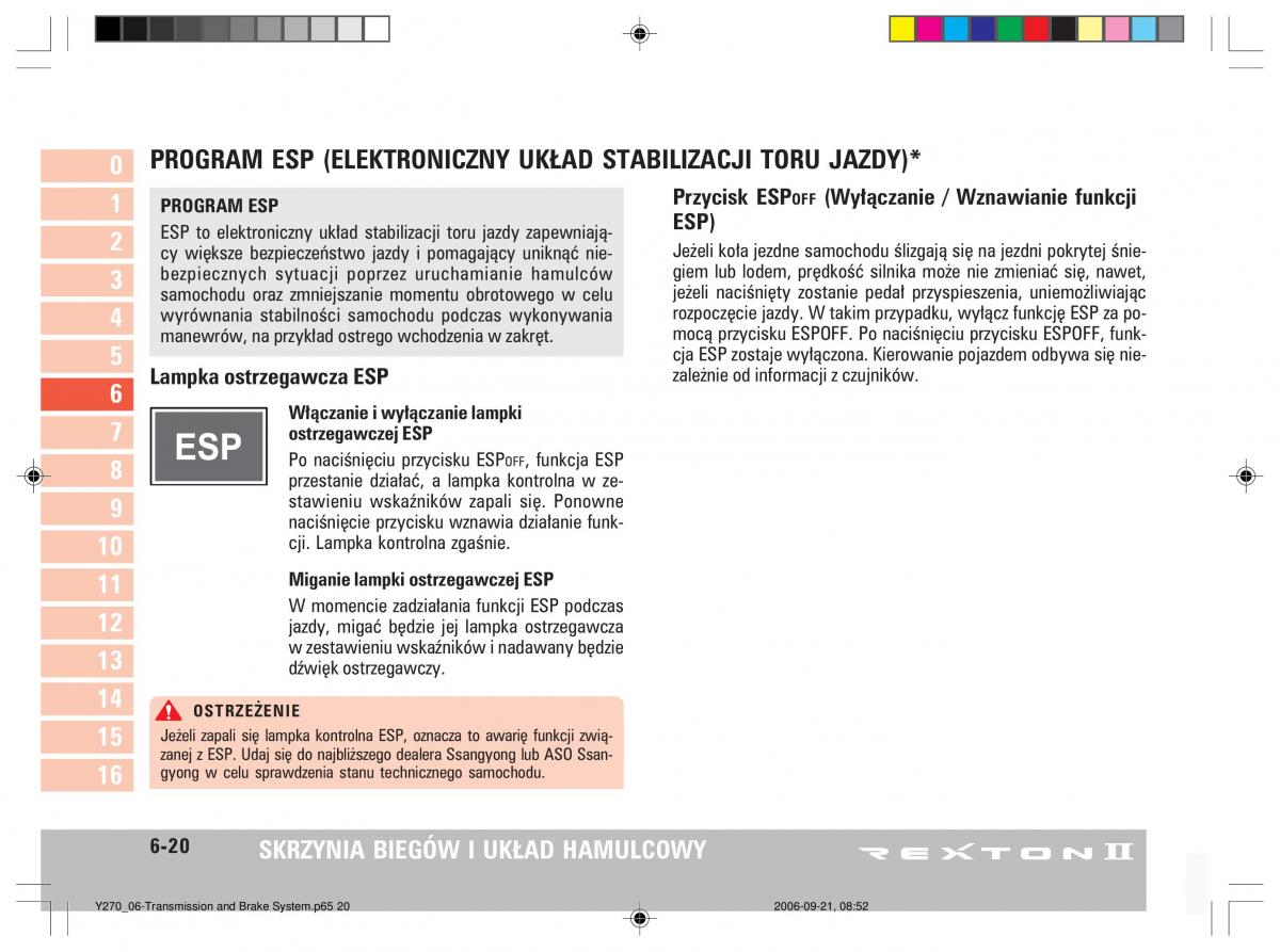 manual  SsangYong Rexton II 2 instrukcja / page 130