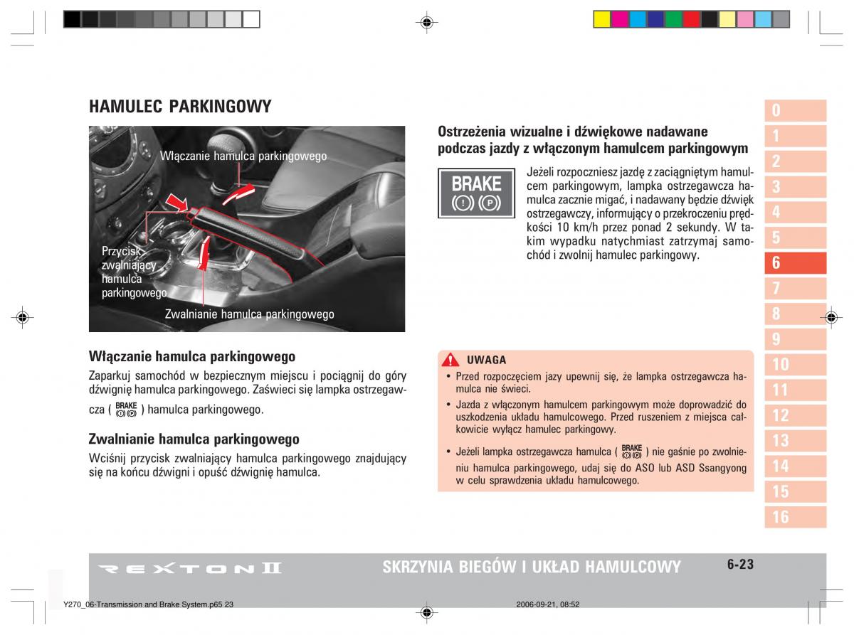 manual  SsangYong Rexton II 2 instrukcja / page 133