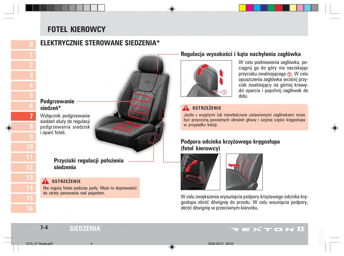 manual  SsangYong Rexton II 2 instrukcja / page 137