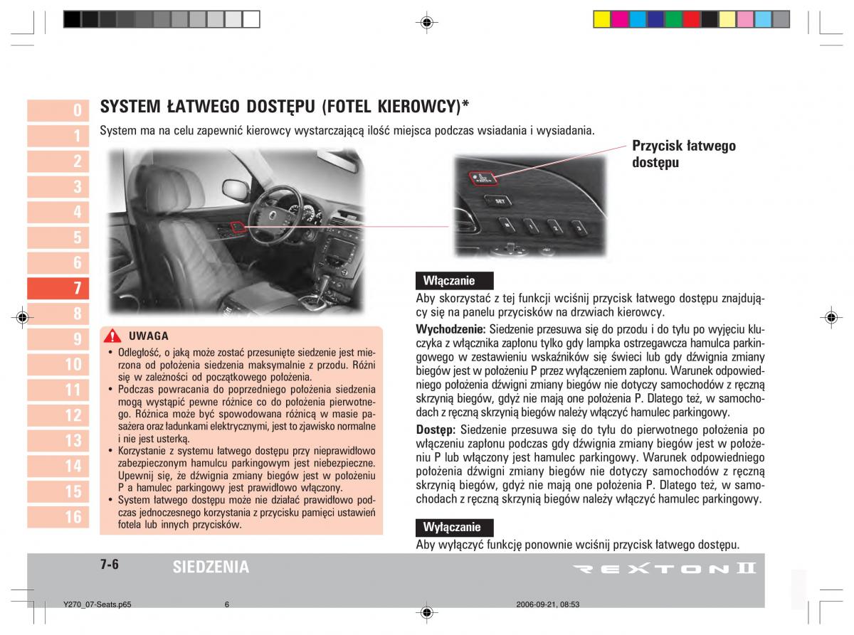 manual  SsangYong Rexton II 2 instrukcja / page 139