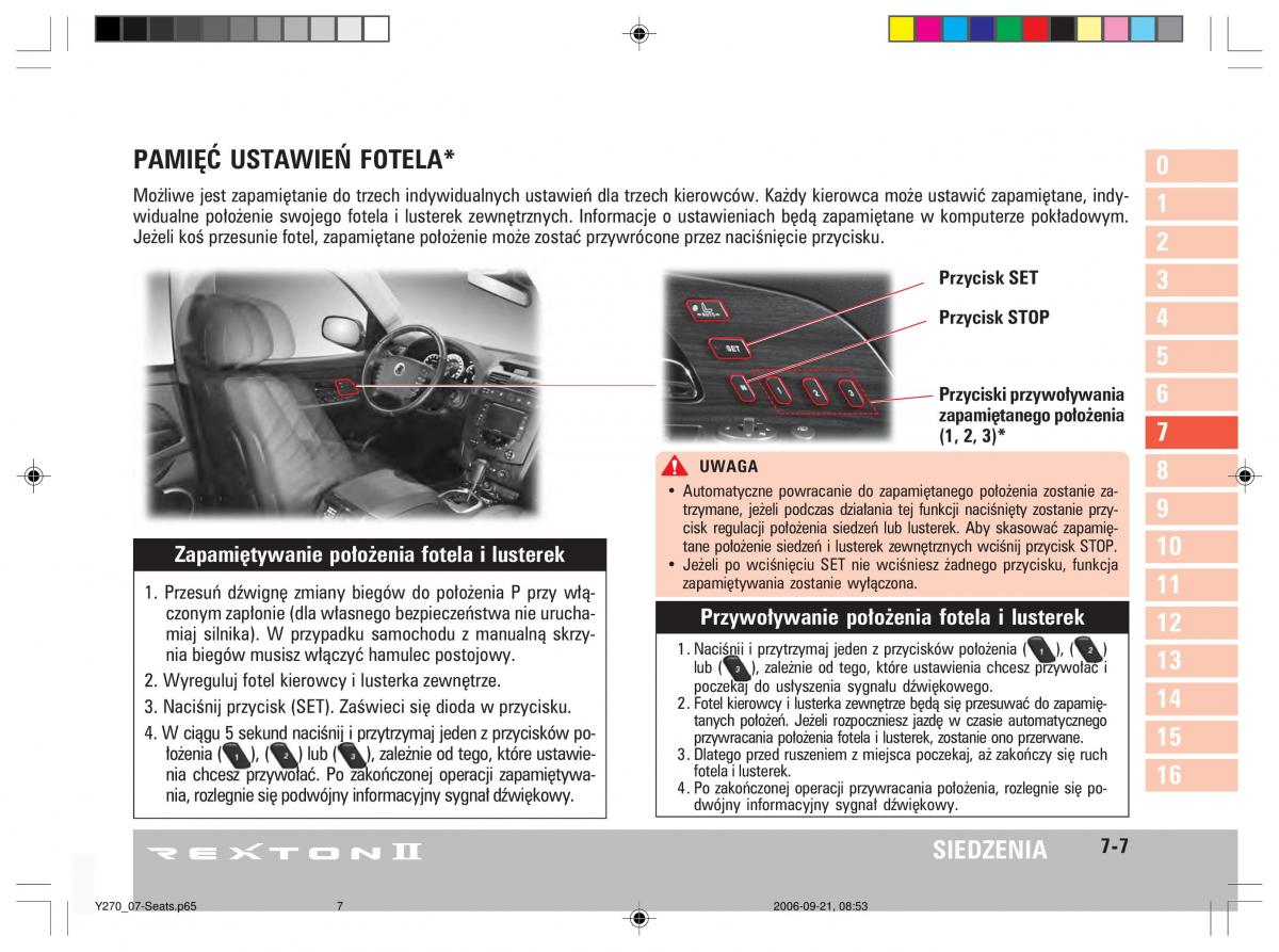 manual  SsangYong Rexton II 2 instrukcja / page 140