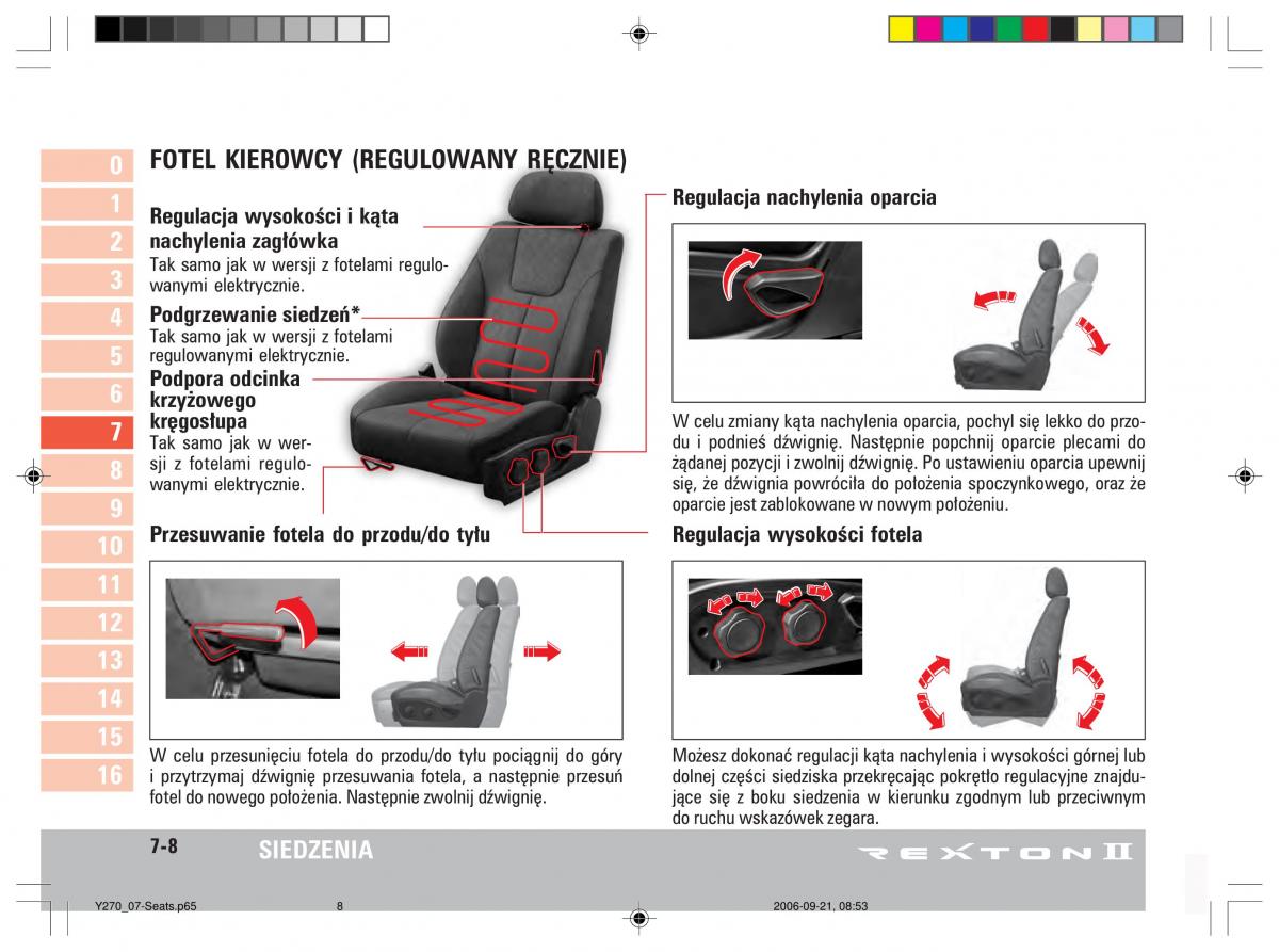 manual  SsangYong Rexton II 2 instrukcja / page 141