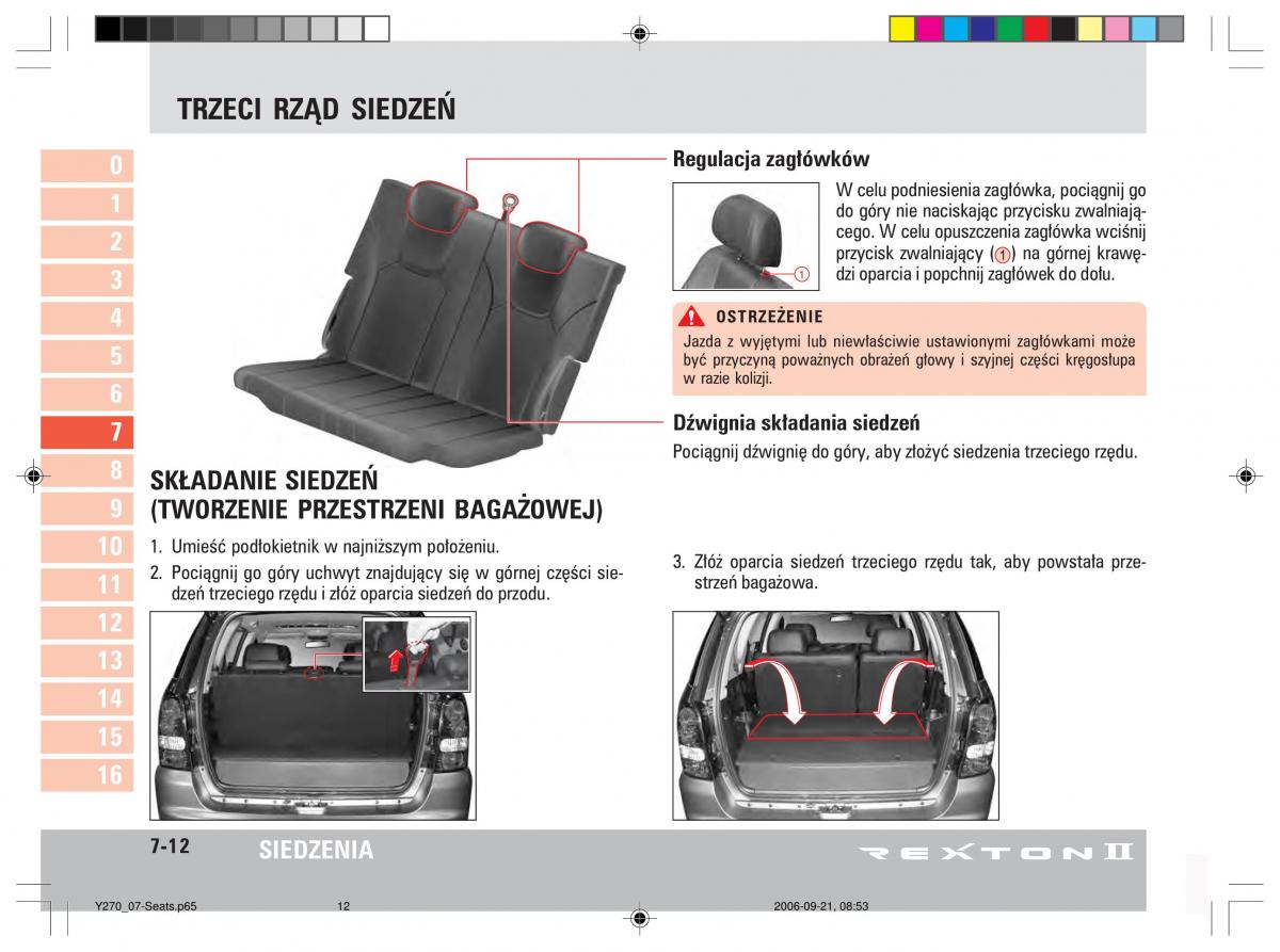 manual  SsangYong Rexton II 2 instrukcja / page 145