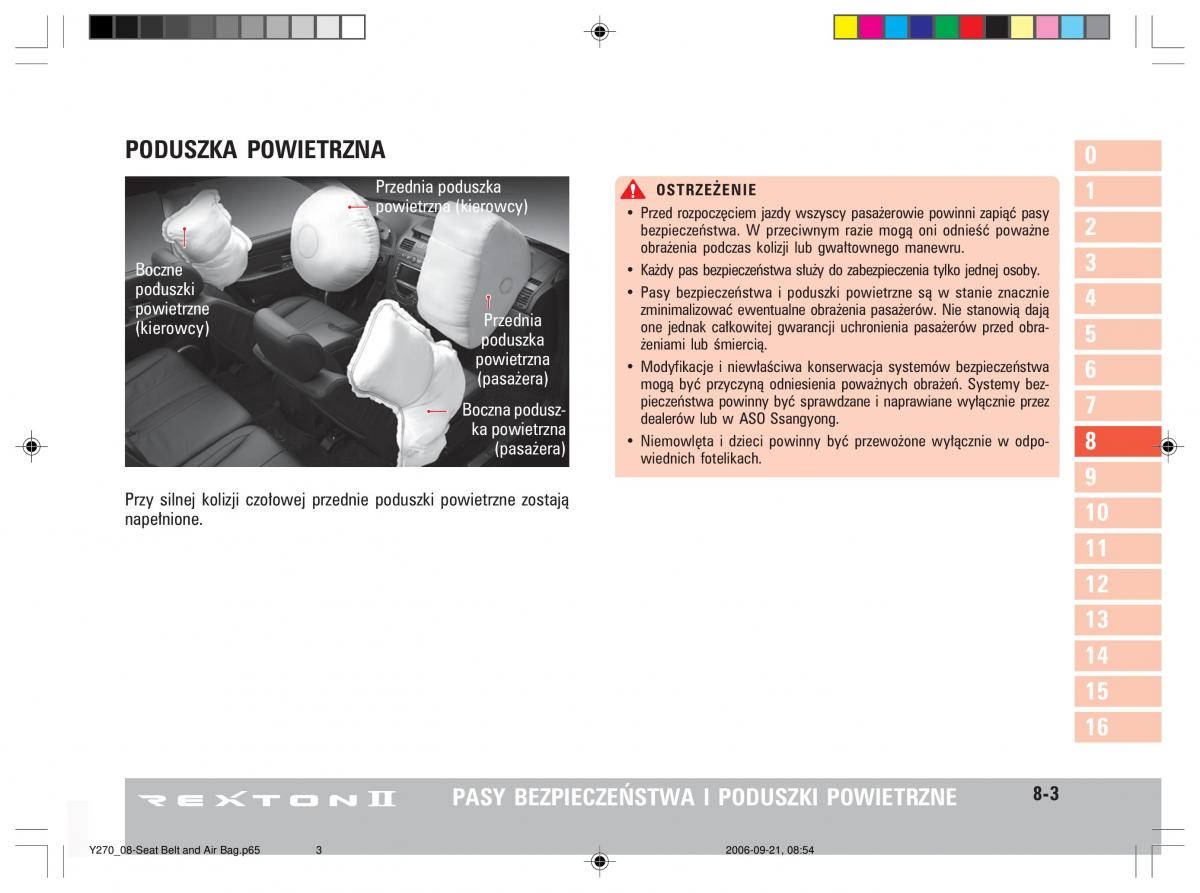 manual  SsangYong Rexton II 2 instrukcja / page 151