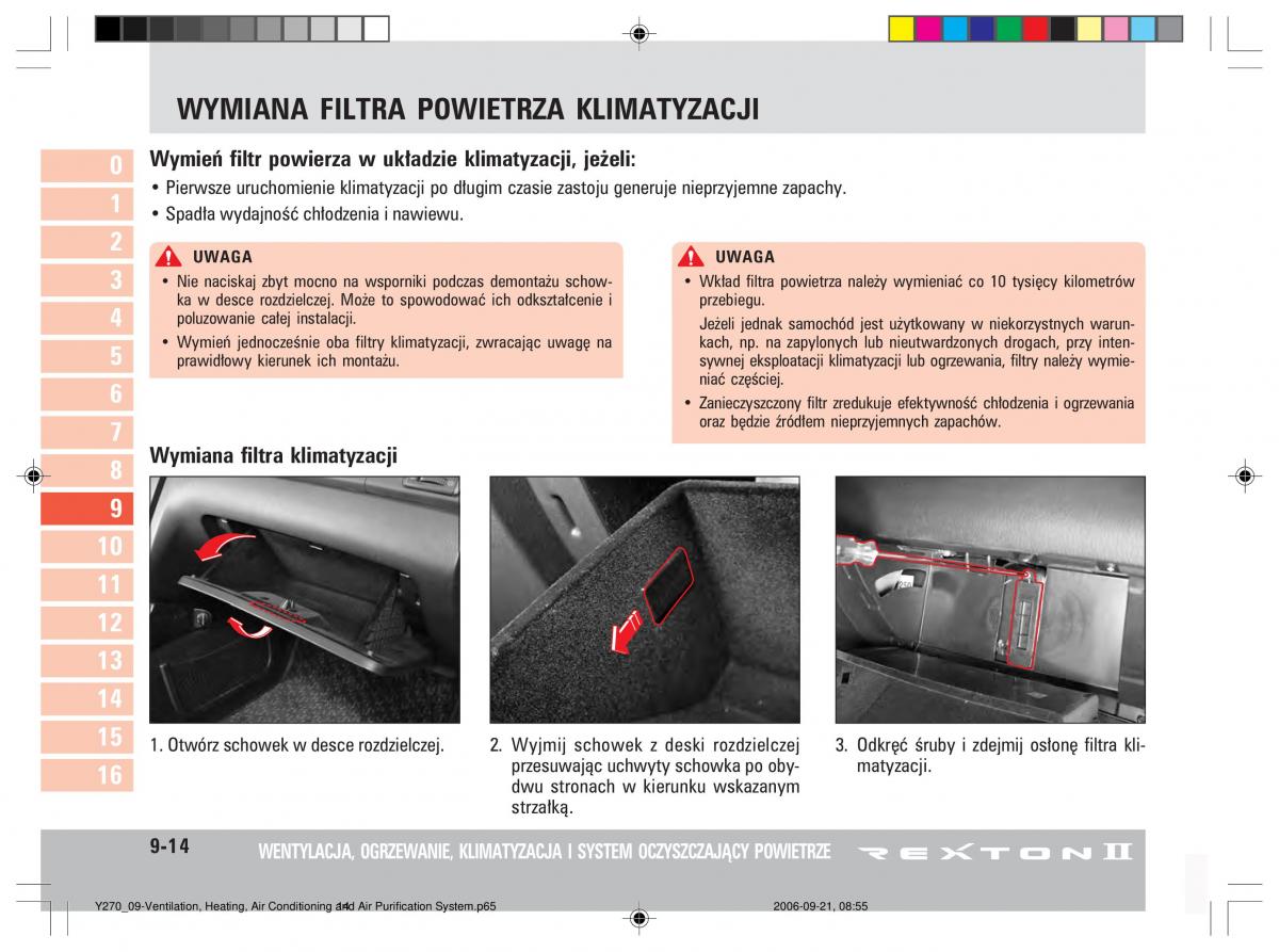 manual  SsangYong Rexton II 2 instrukcja / page 179