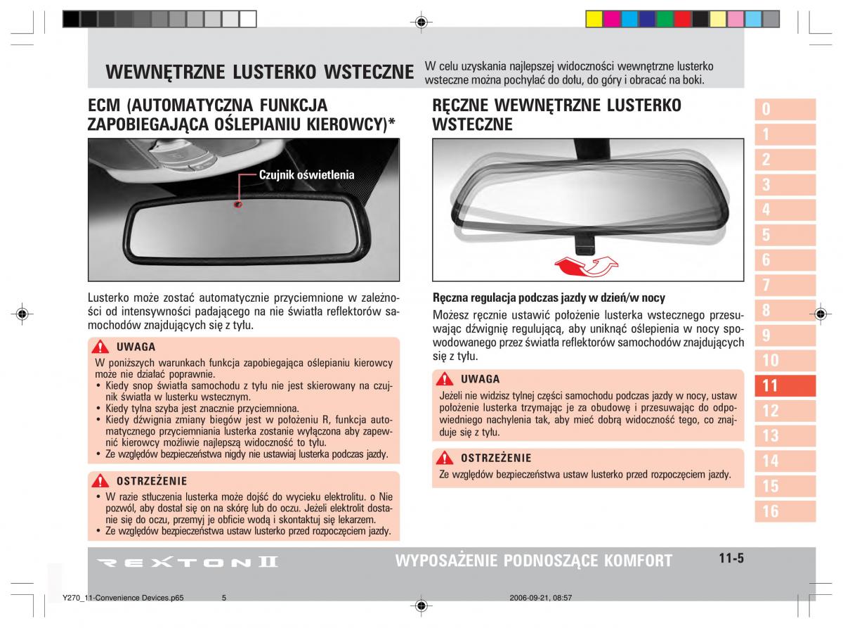 manual  SsangYong Rexton II 2 instrukcja / page 190