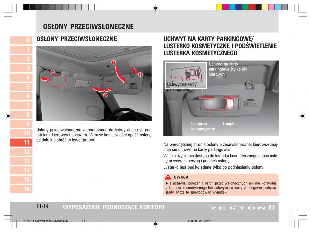 manual  SsangYong Rexton II 2 instrukcja / page 199