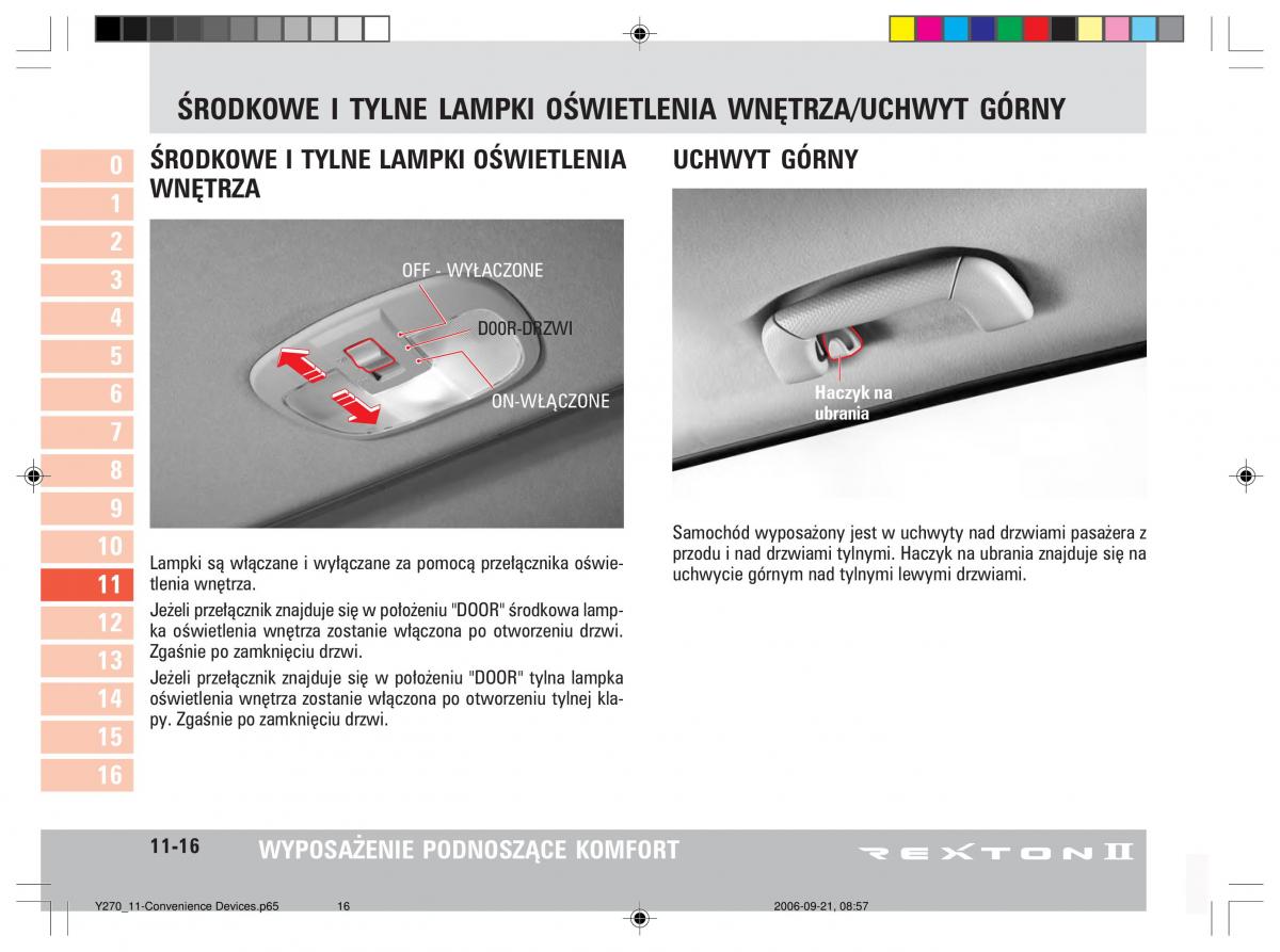 manual  SsangYong Rexton II 2 instrukcja / page 201