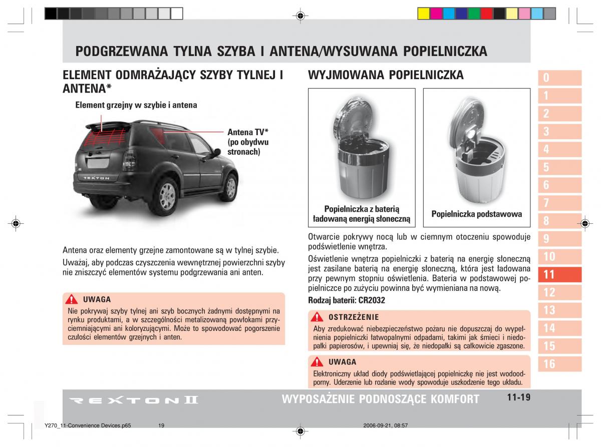 manual  SsangYong Rexton II 2 instrukcja / page 204