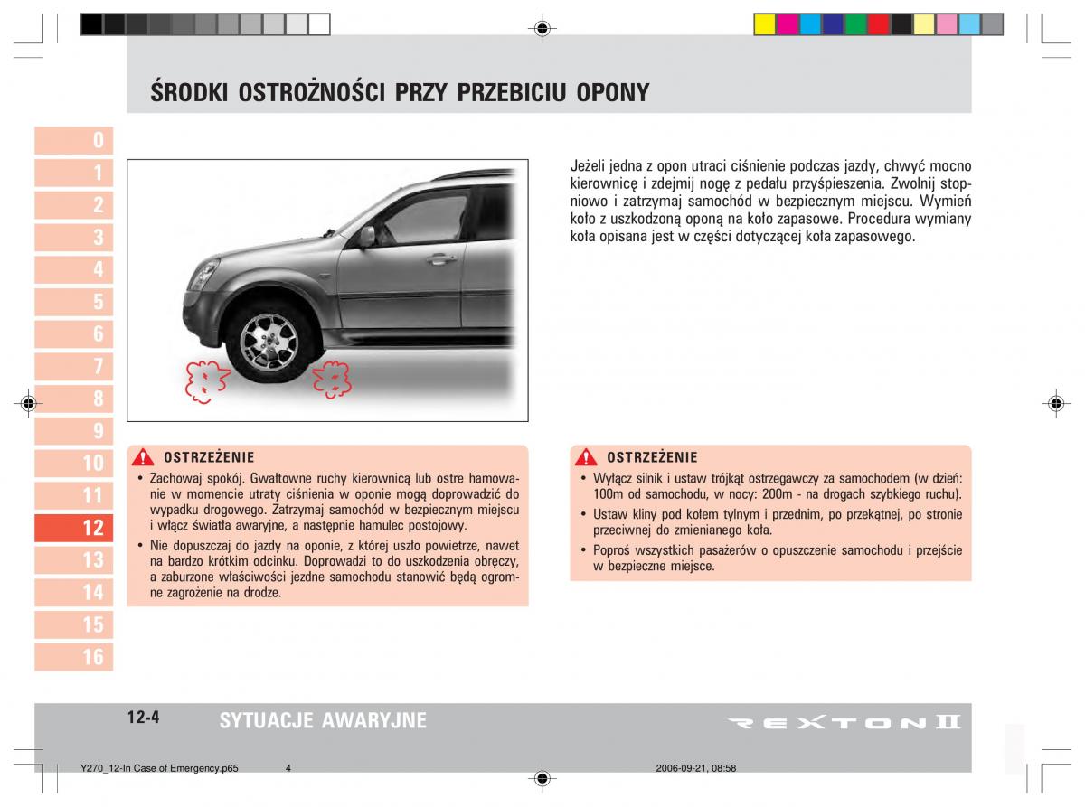 manual  SsangYong Rexton II 2 instrukcja / page 211